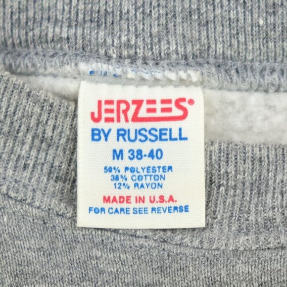 VTG 80s Jerzees NFL Dallas Cowboys Anti-Redskins Pullover Sweatshirt Made USA M - Picture 3 of 6
